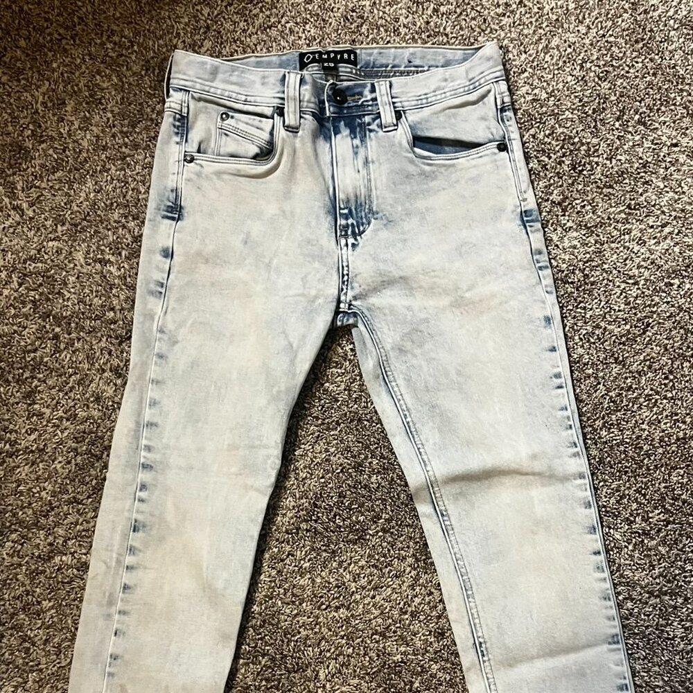 Empyre  Skinny Jeans Size 25 Light Wash Denim Stretch Casual Pants 30” In